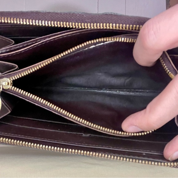 Louis Vuitton Monogram Vernis Wallet - wine color - Picture 8 of 11